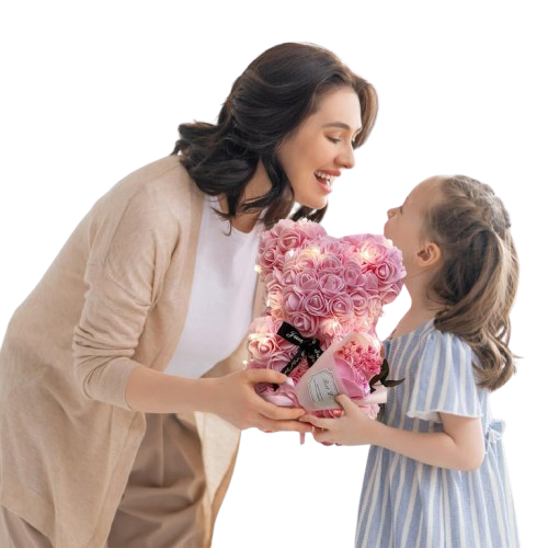 Rose Teddy Bear Gift Box™💖 – Hidden Necklace Inside